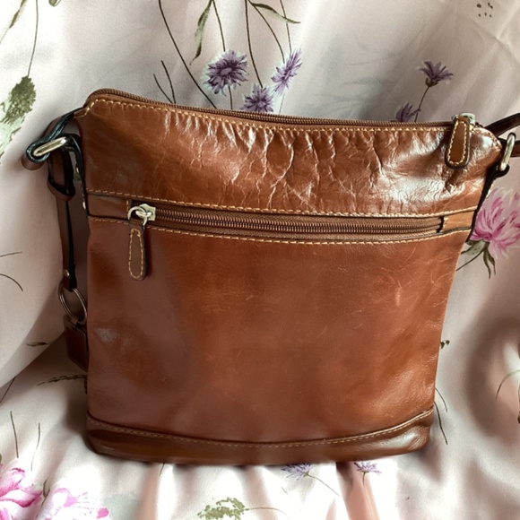 Giani Bernini Leather Crossbody Handbag - Picture 2 of 6